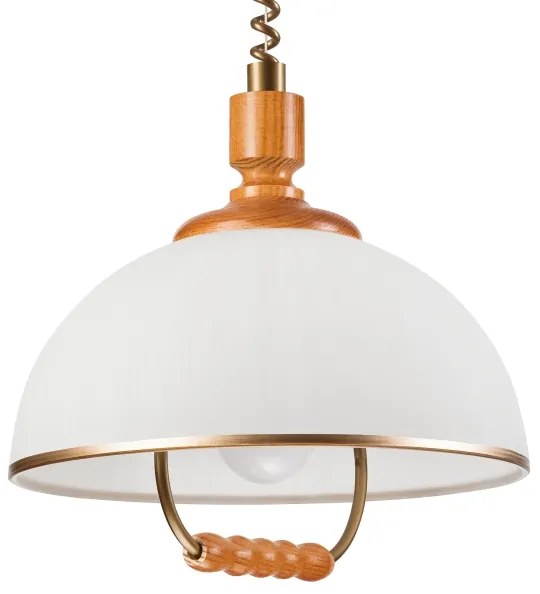 Lustr rabatabil RAMONA 1xE27/60W/230V bej-maro