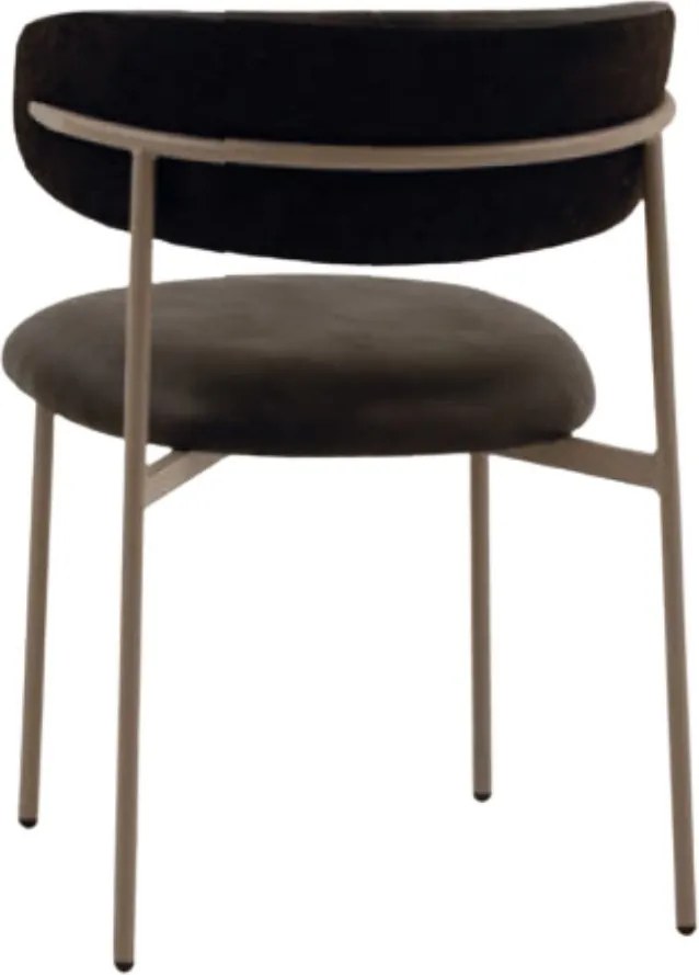 Scaun Mira, tesatura, structura metalica - PORTOCALIU