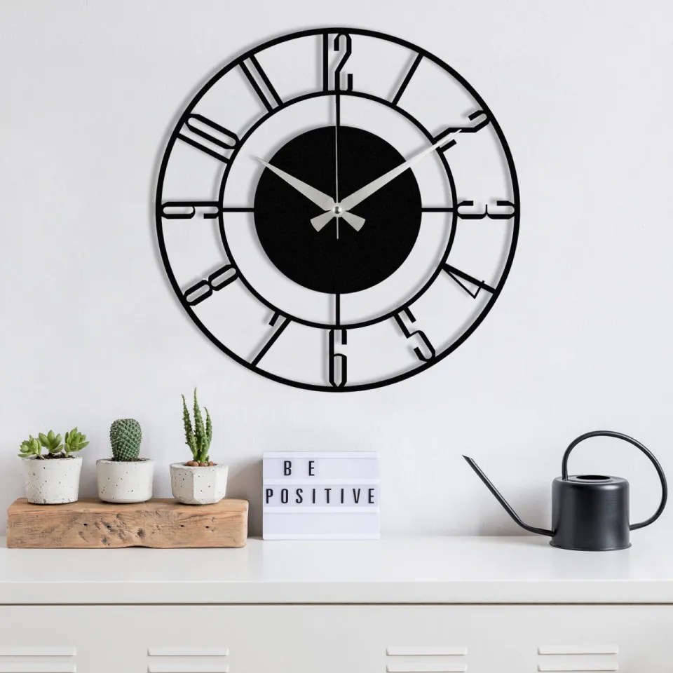 Ceas Decorativ de Perete Enzoclock - S011, Metal