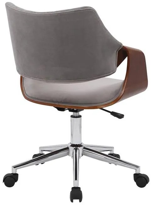 Fotoliu de birou Cassey (Nuc + gri). Promo -6%. 1048948