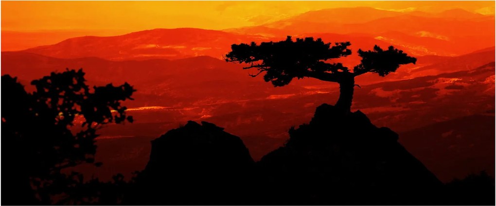 Tablou -Apus de soare (120x50 cm)