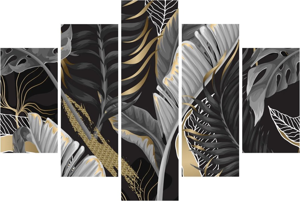 Tablou - Jungla de aur (150x105 cm)