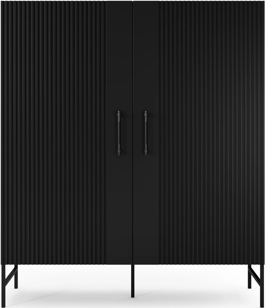 Comoda RAFTT 122x140cm, neagra