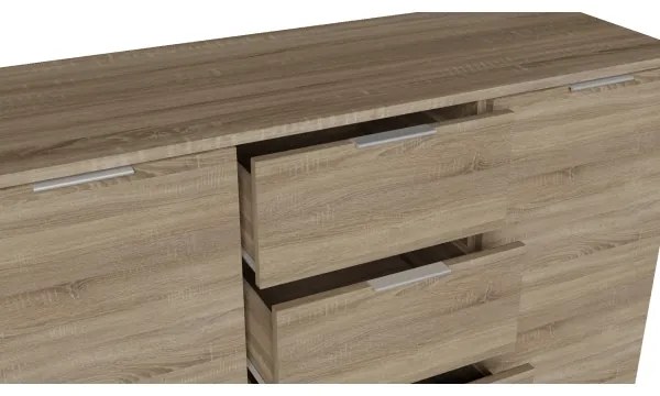 Comodă HOPE, stejar Sonoma