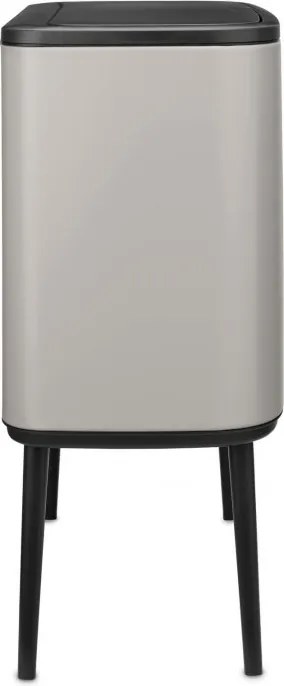 Cos de gunoi Brabantia Bo Touch 1010454, 3x11 l, Deschidere lina si silentioasa, Gri