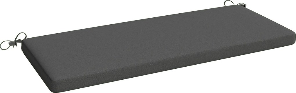 Outsunny Pernă pentru Bancă de Grădină de 2 Locuri pentru Exterior cu Husă Detașabilă UPF 30+ Impermeabilă 110x46x6,5 cm Gri Închis | Aosom Romania