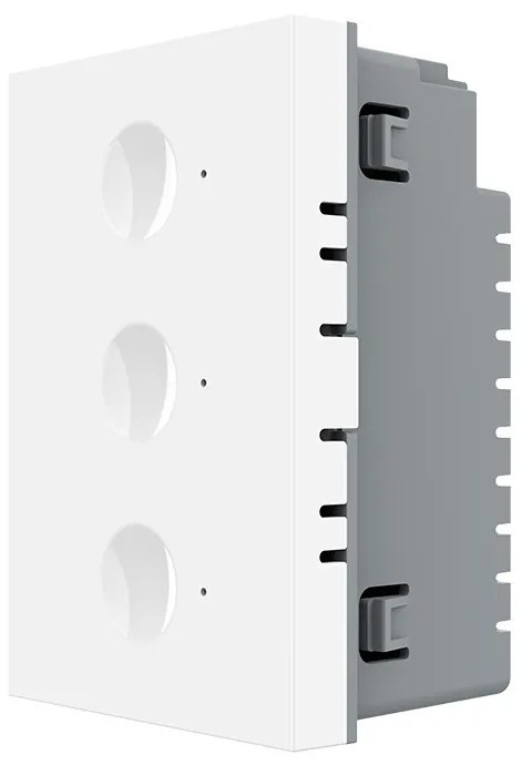 Modul Intrerupator Triplu WIFI cu Touch LIVOLO, standard italian – Serie Noua, Alb