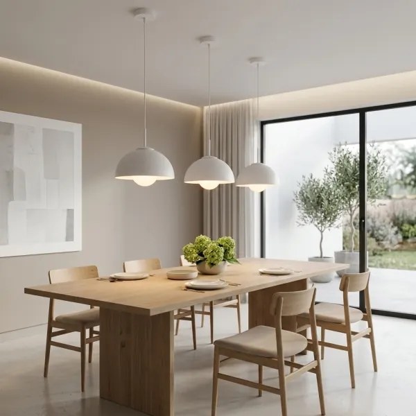 BRILAGI - Lustru pe cablu COSMO 1xE27/60W/230V Ø 30 cm alb