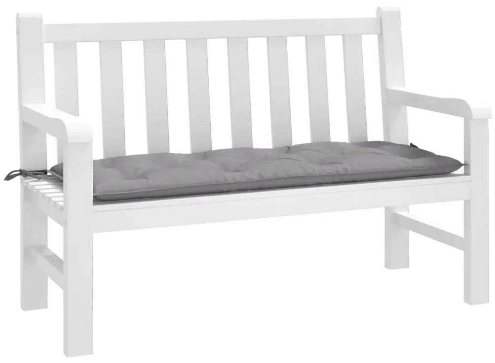 vidaXL Pernă de bancă de grădină, gri, 120x50x7 cm, material oxford