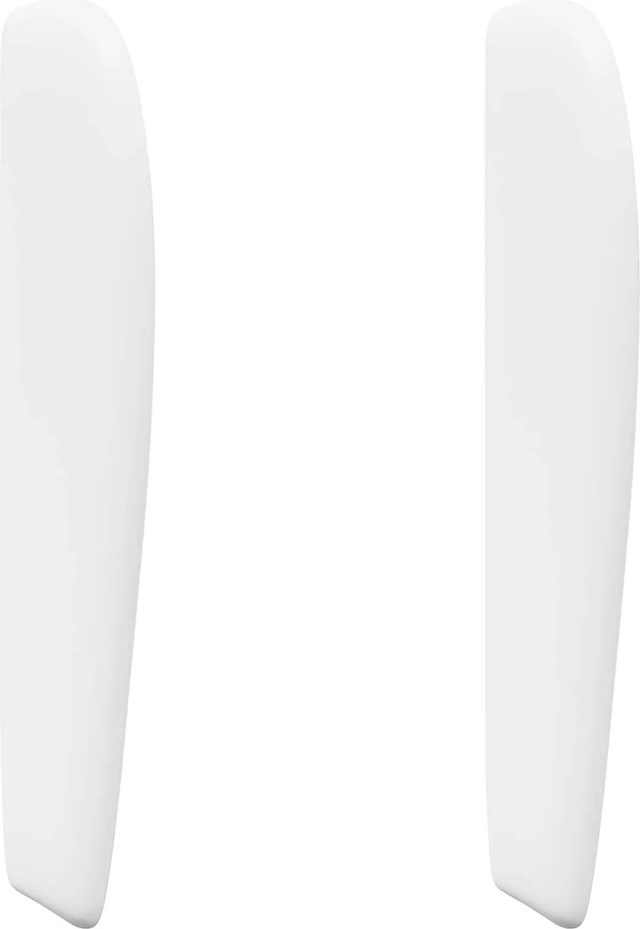 vidaXL Ureche pentru Tăblie Alb 80 x 23 x 6 cm PVC