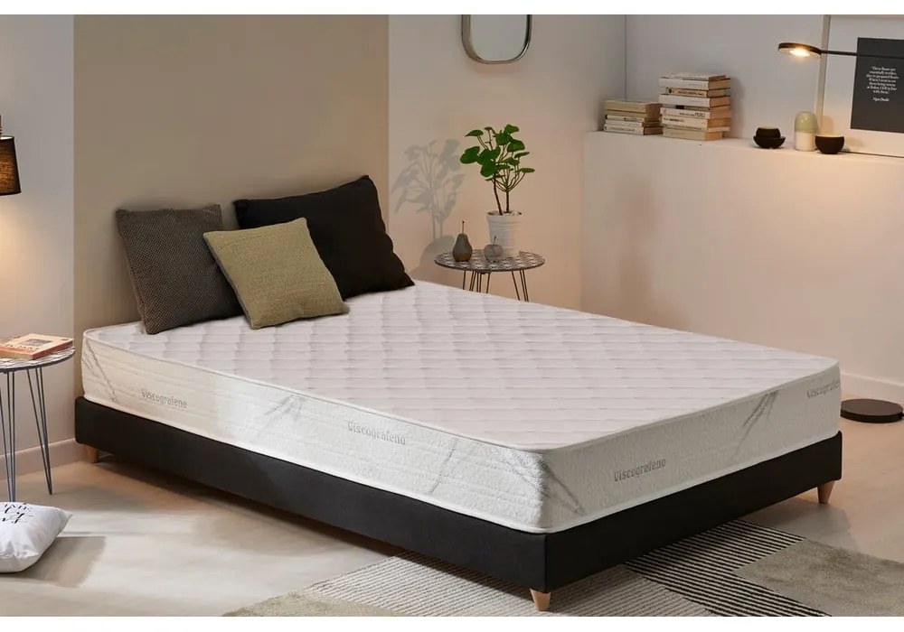 Saltea mediu-fermă/extra dură din spumă reversibilă 180x200 cm Relaxium – Moonia