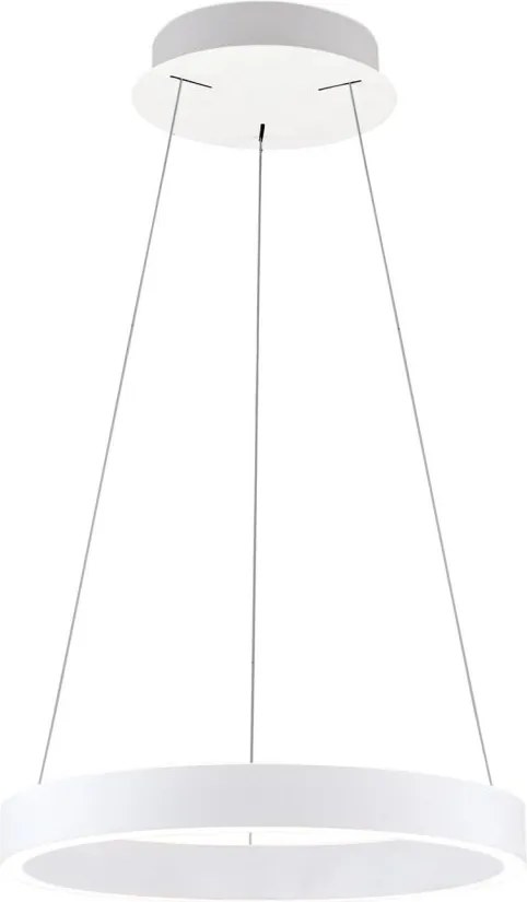Lustra LED circulara iluminat sus si jos KOLK alb 40cm