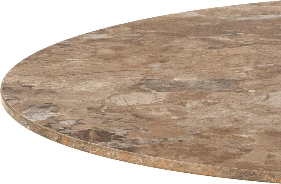 Masă de dining rotundă cu blat ceramic ø 90 cm Malta – Actona