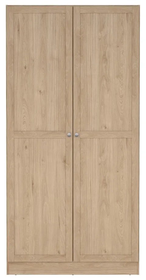 Șifonier în culoare naturală cu aspect de lemn de stejar 99x200x62 cm Billund – Tvilum