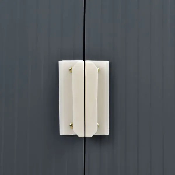 Juskys Casuta de gradina XXL 277×319×192 cm - antracit