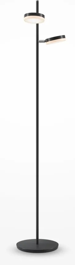 Lampadar LED, lampa de podea, design modern Fad negru