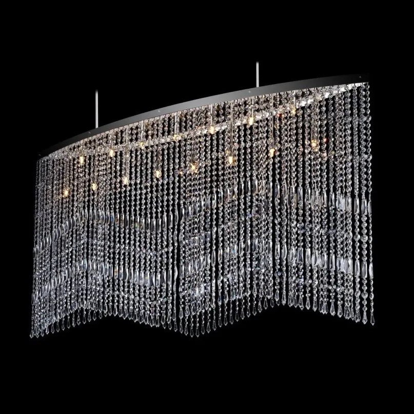 Lustra moderna cristal Bohemia, L-150cm L17 010/15/3, 3-SK