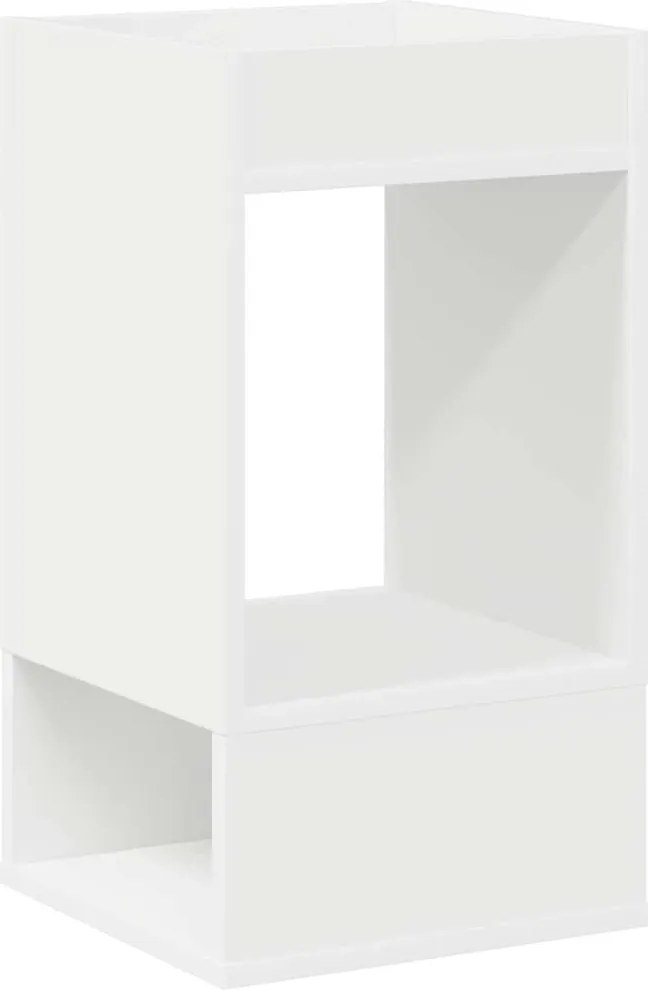 vidaXL Masă laterală Alb 30 x 30 x 56 cm Lemn compozit
