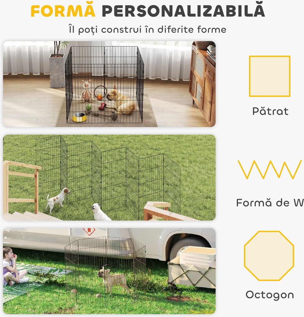 PawHut Țarc pentru pui de câine și spațiu de joacă pentru animale de companie | Aosom Romania