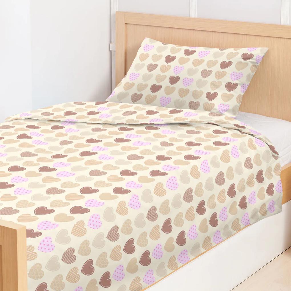 Goldea lenjerie de pat din bumbac pentru copii - model 635 140 x 200 și 70 x 90 cm