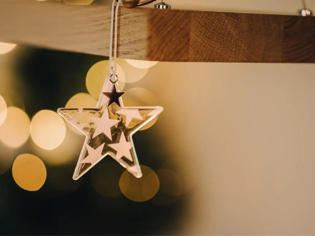 Stea din sticla suspendata STARS