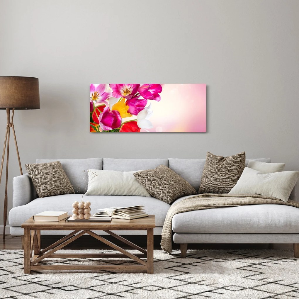 Tablou cu lalele (120x50 cm)
