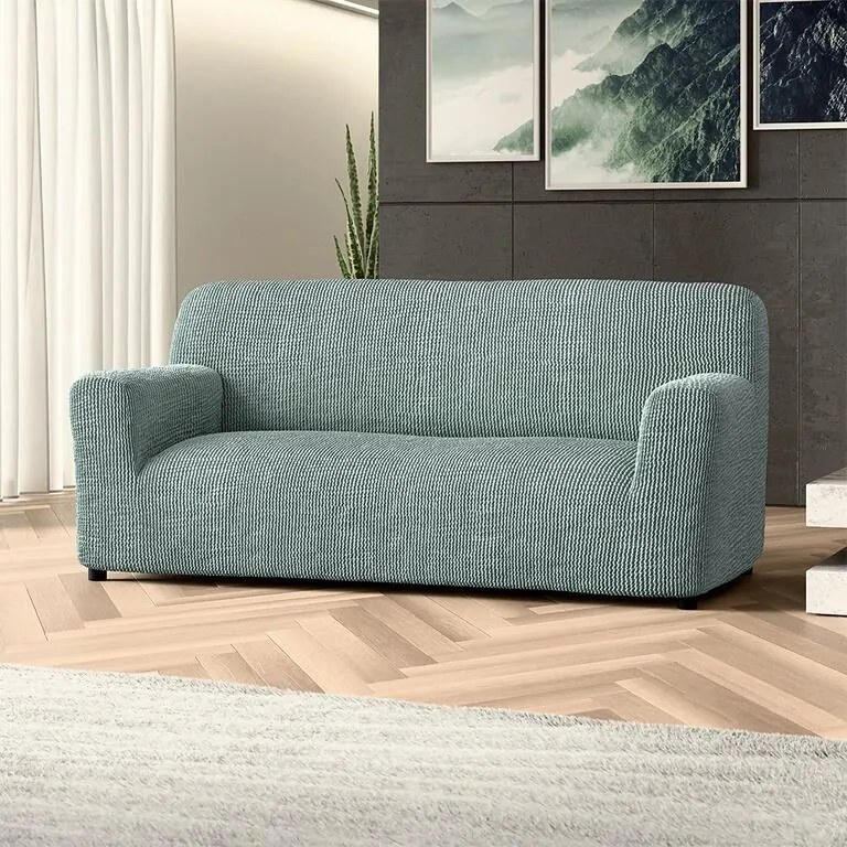 Huse bielastice COSTINA mentă fotoliu triplu (l. 170 - 220 cm)