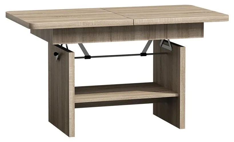 Măsuță de cafea extensibilă și ajustabliă Keenan (stejar sonoma). 1058226