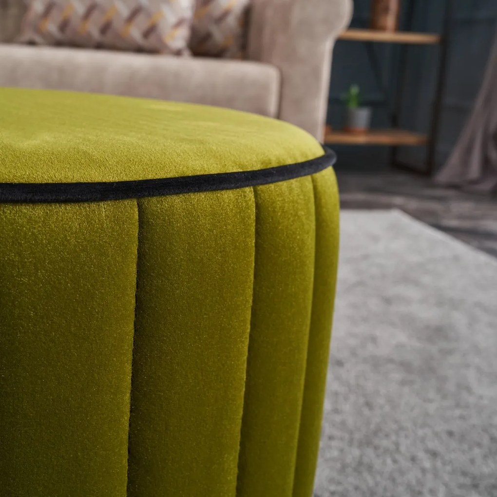 Taburet Rose Pouf Verde