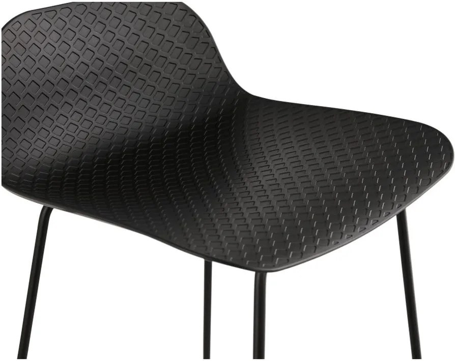 Scaun de bar Kokoon Slade, înălțime 85 cm, negru