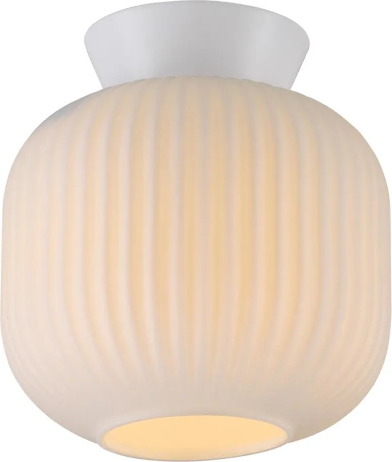 Schöner Wohnen 13574-16 - Plafonieră NAMI 1xE27/25W/230V, diam. 20 cm, albă