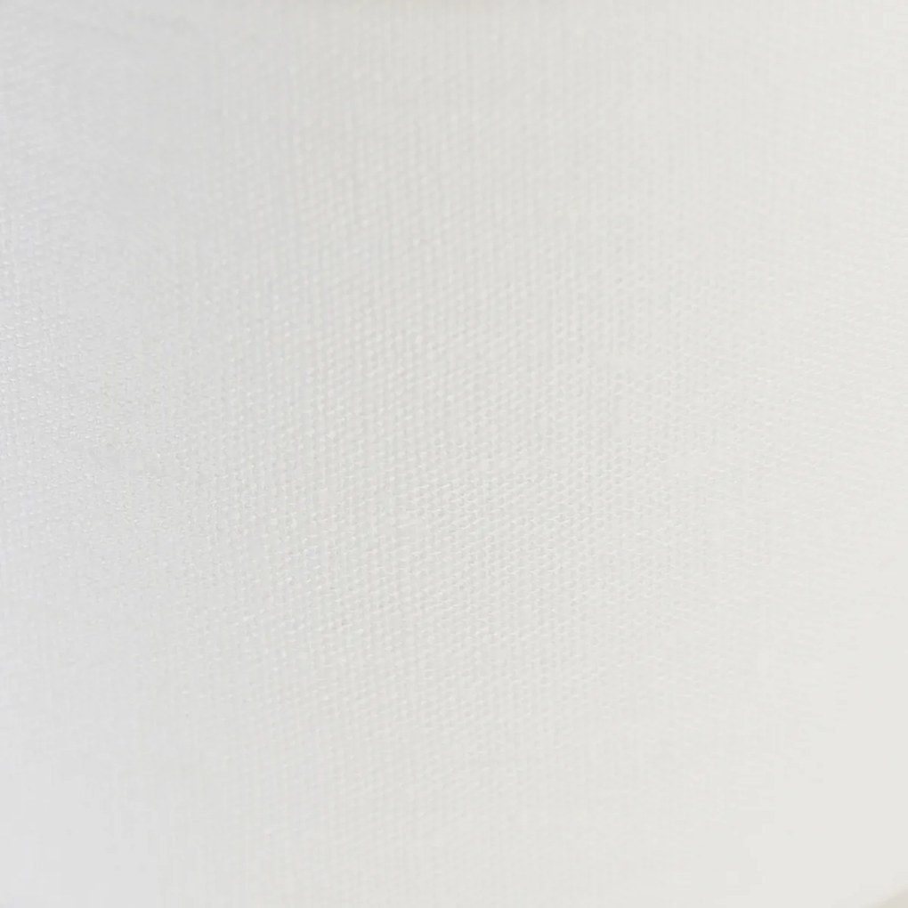 Abajur din bumbac alb | 18/18/14