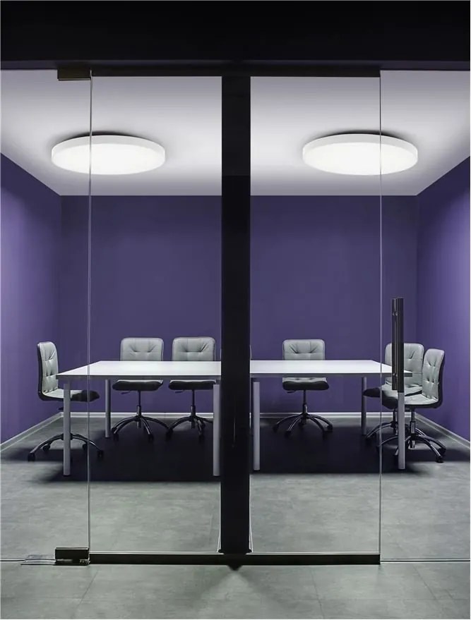 Plafoniera LED moderna design slim PERFECT 80cm alba 3000K Dimmable