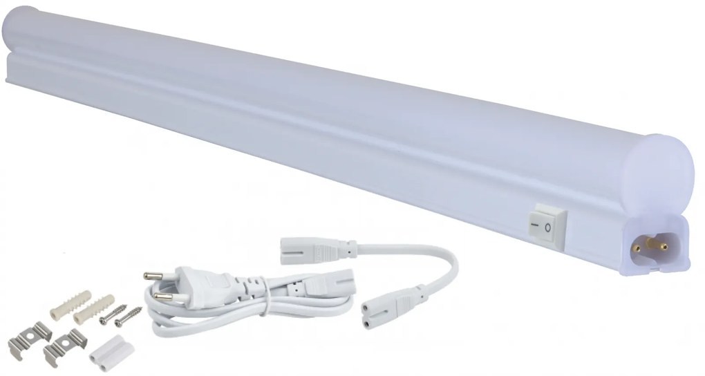 Corp liniar T5 LED Ecoplanet, 9W, 900LM, F, lumina rece 6500K, 580mm Lumina rece - 6500K