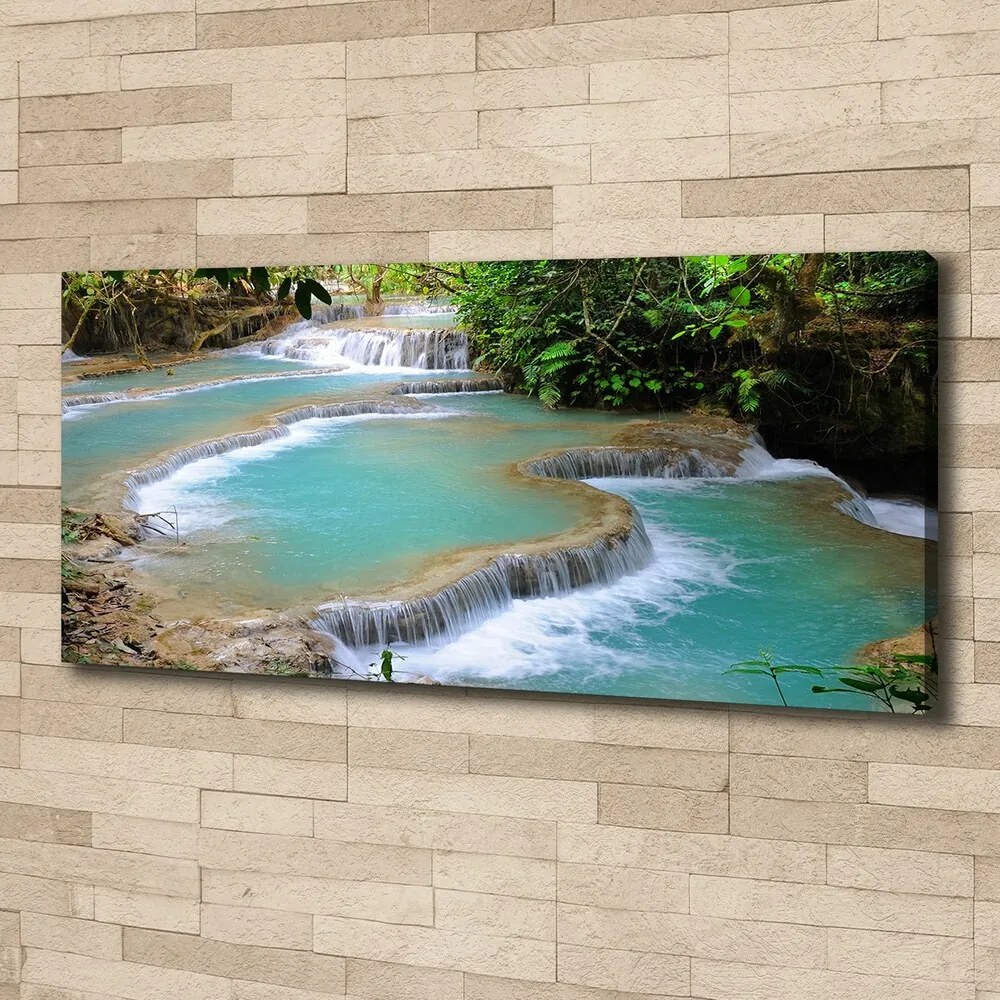 Tablou pe pânză canvas Cascada din pădure