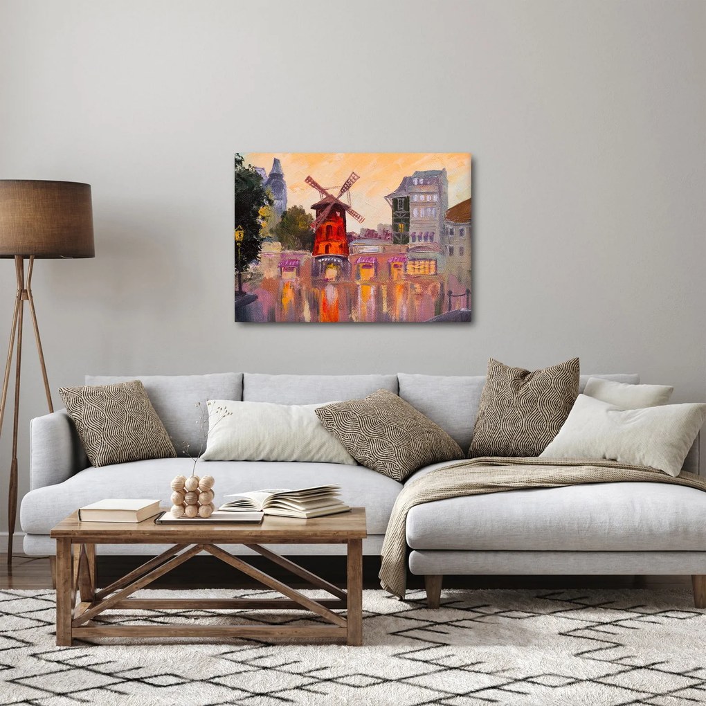 Tablou - Moulin rouge, Paris, Franța (70x50 cm)