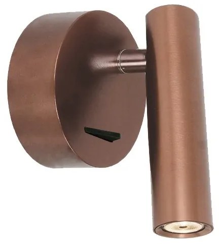 Aplica moderna cu spot LED directionabil Hotel cupru