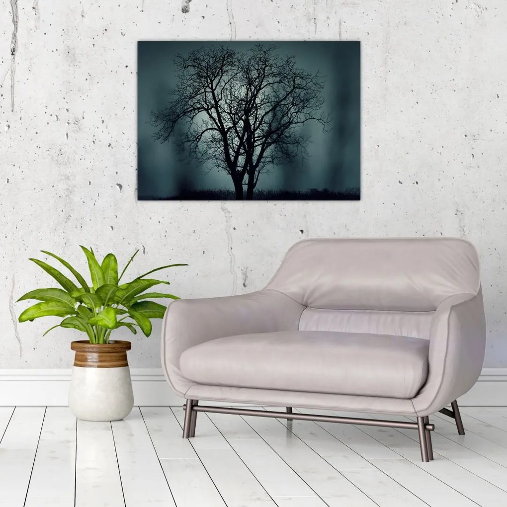 Tablou copaci în eclipsă (70x50 cm)