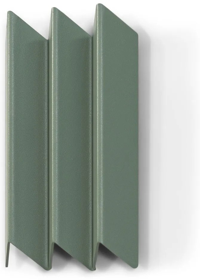 Cuier de perete verde prăfuit din metal 13 cm Sensu – Spinder Design