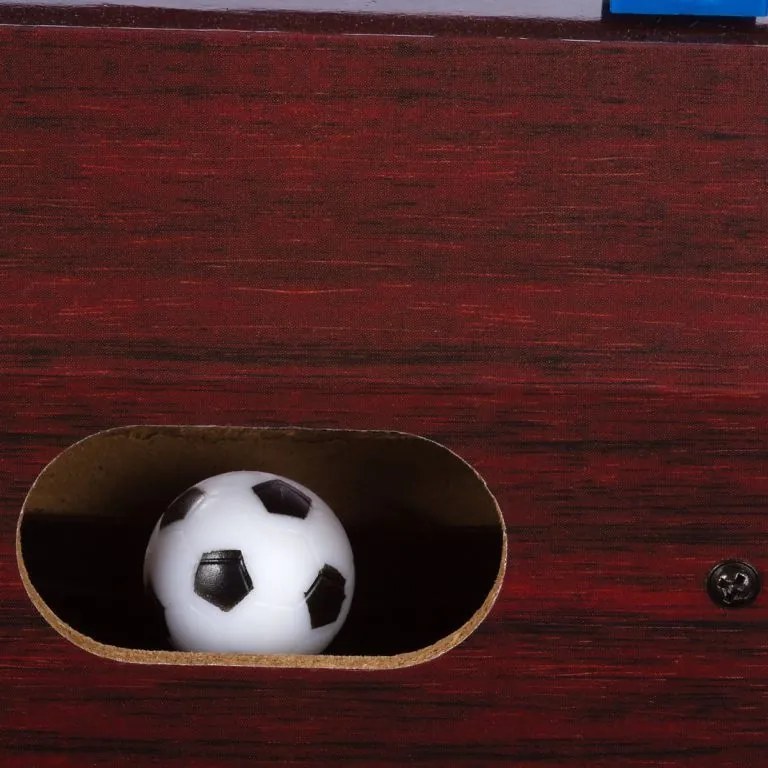 Masă mini fotbal, 51 x 31 x 8 cm, culoare închisă