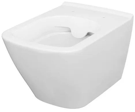 Cersanit S701-405 - Vas WC suspendat CITY SQUARE cu capac, ceramică, alb