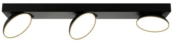 Spot LED CASTELIO 3xLED/5W/230V 4000K negru ITALUX SPL-31976-3B-BK