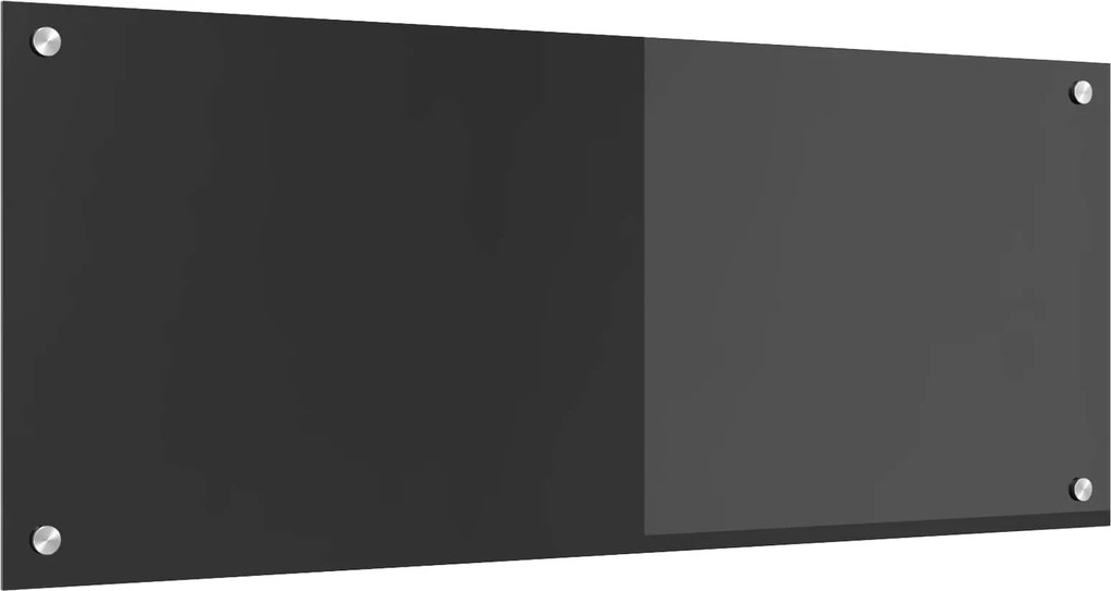 vidaXL Panou de bucătărie Gri închis 100 x 40 cm sticlă securizată