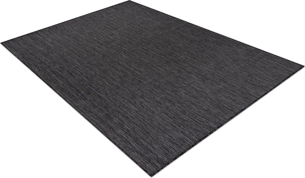 Covor SISAL SION A5165A Melanj țesute plate negru