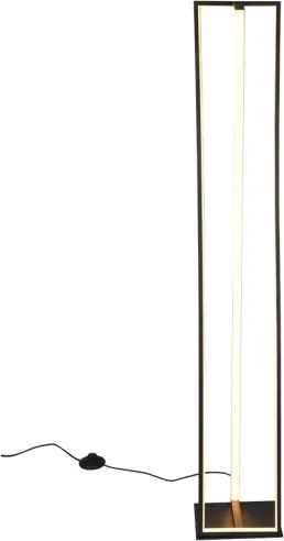 Trio - Lampă de podea LED reglabilă EDGE LED/26W/230V 2300/3000/4000K, negru