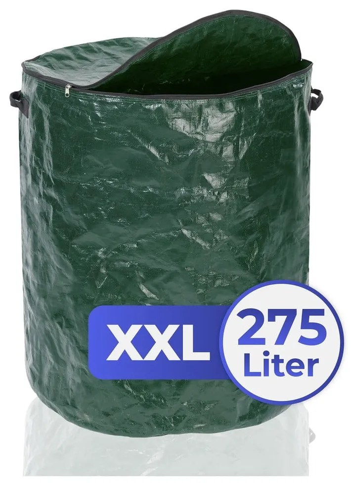 Recipient pentru deșeuri compostabile verde închis 275 l – Maximex