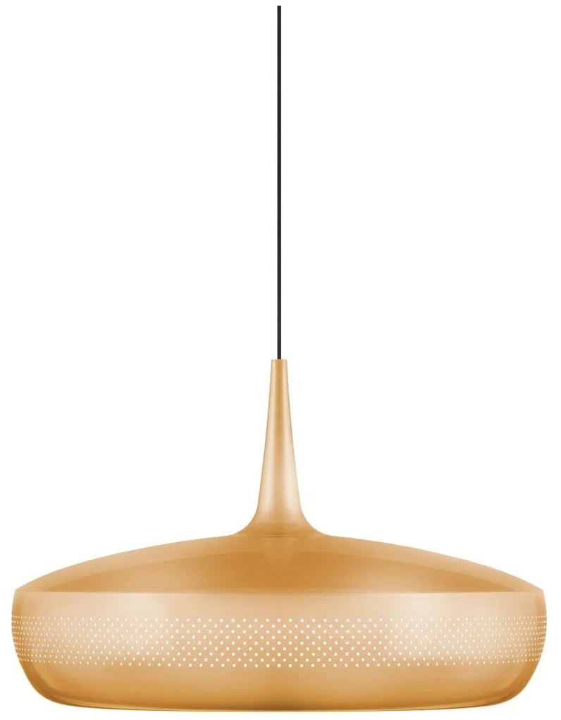 Abajur metalic design retro Clava Dine, Brushed Brass