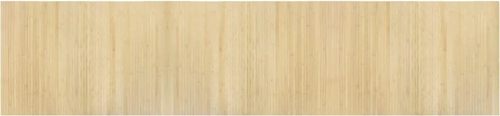 vidaXL Covor dreptunghiular, natural deschis, 70x300 cm, bambus
