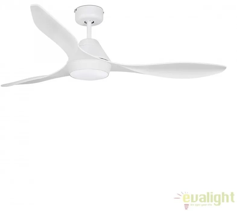 Lustra LED cu Ventilator si telecomanda design modern POLARIS alb 33346