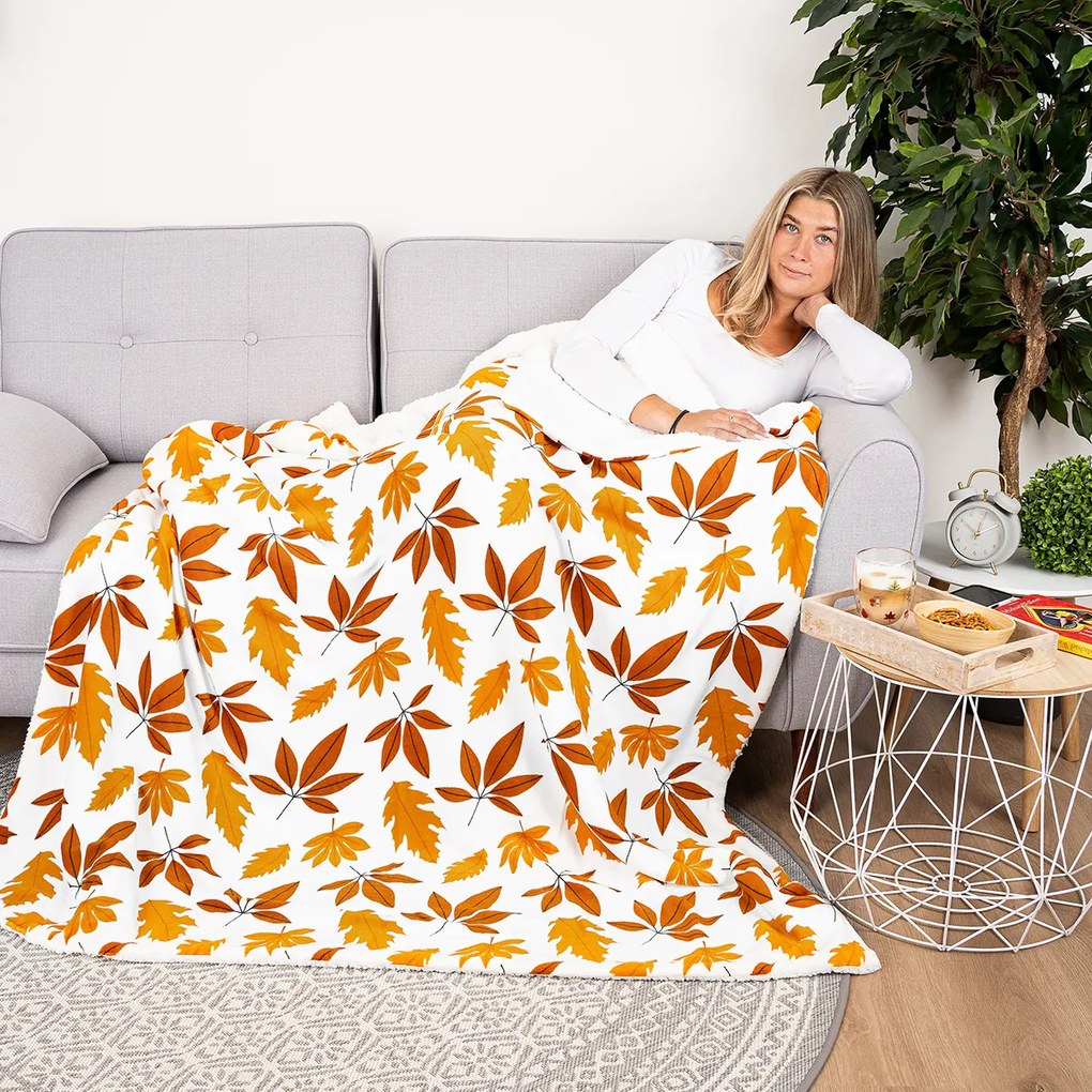 Pătură imitație blăniță 4Home Autumn Whisper, 150 x 200 cm